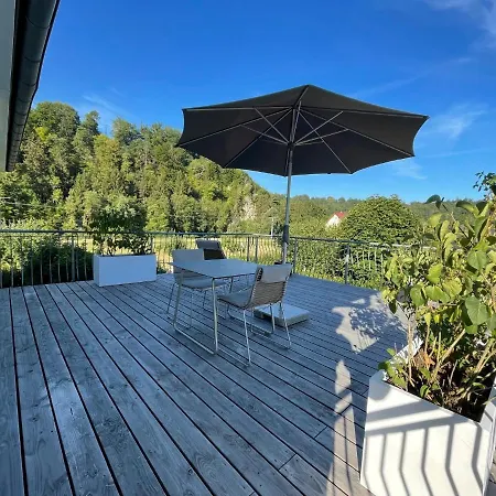 Stilvolle Für Bis Zu 5 Personen - Mit Riesiger Dachterrasse * Haigerloch